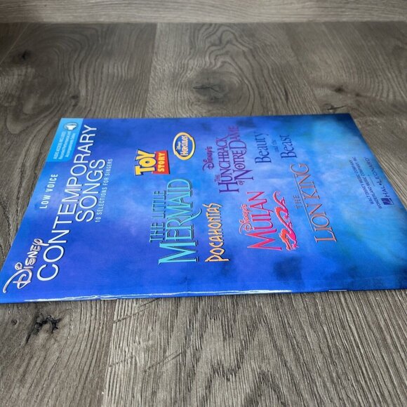 Disney Contemporary Songs Low Voice Book and Audio Piano Hal Leonard - Picture 4 of 6